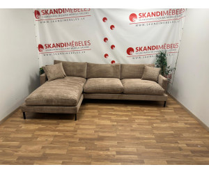 Sofa LEKEN (Kampinė)(Ruda)(Ekspozicija)